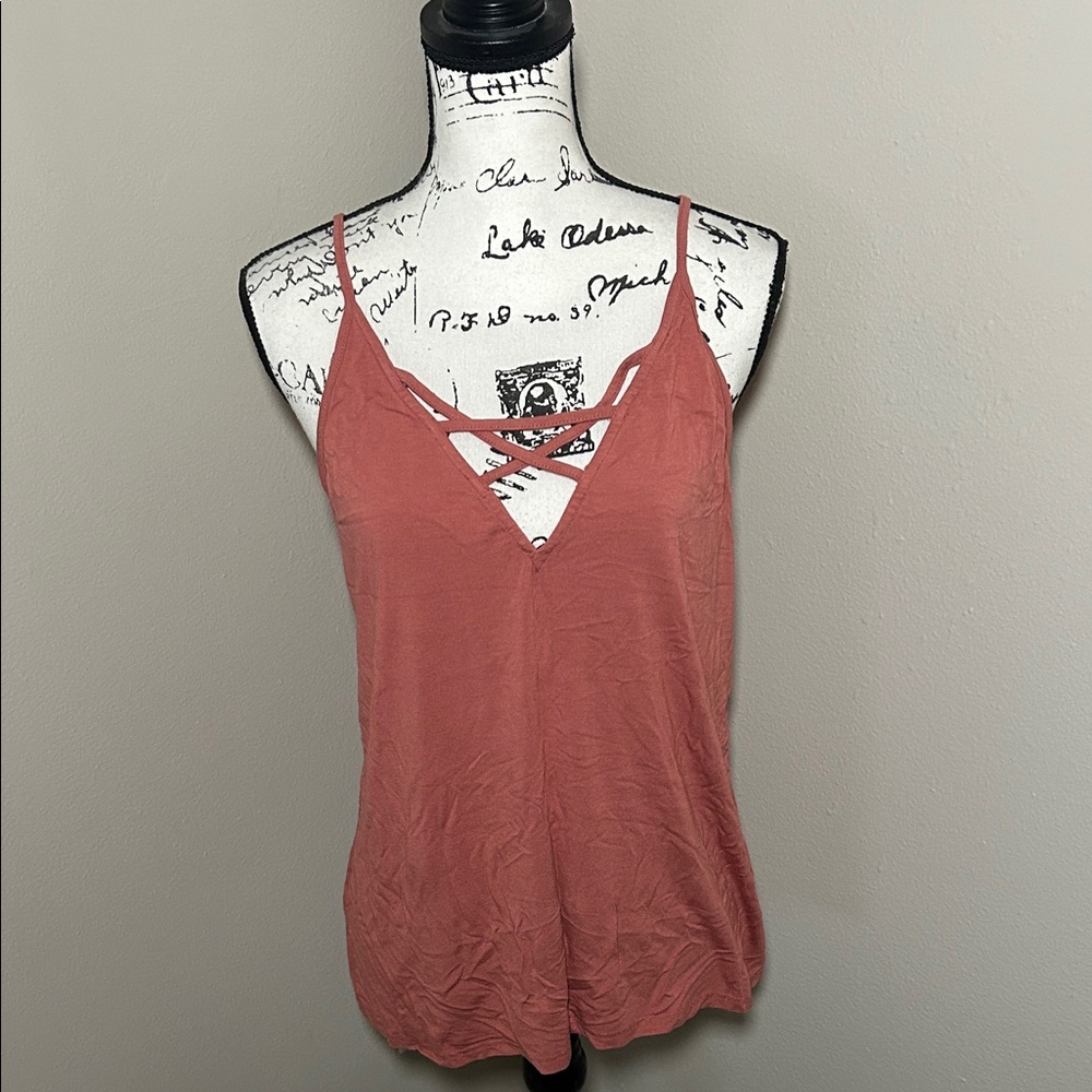 Elegant Rust Camisole Top